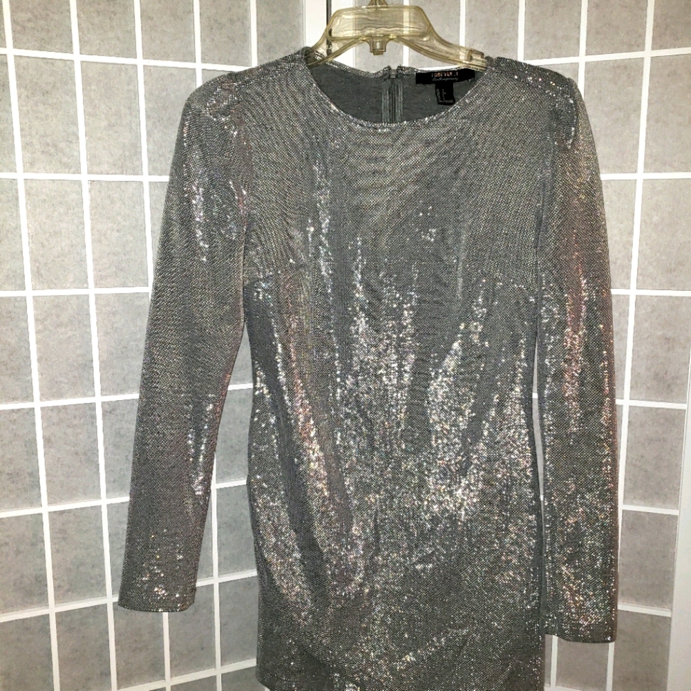 Silver Party Dress